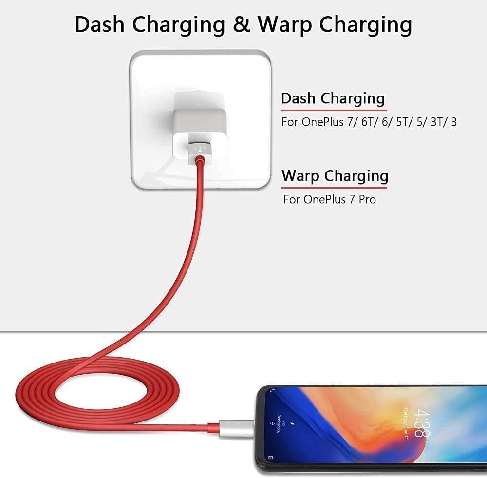 OnePlus Compatible Charger 30W Adapter with USB to C Data Cable