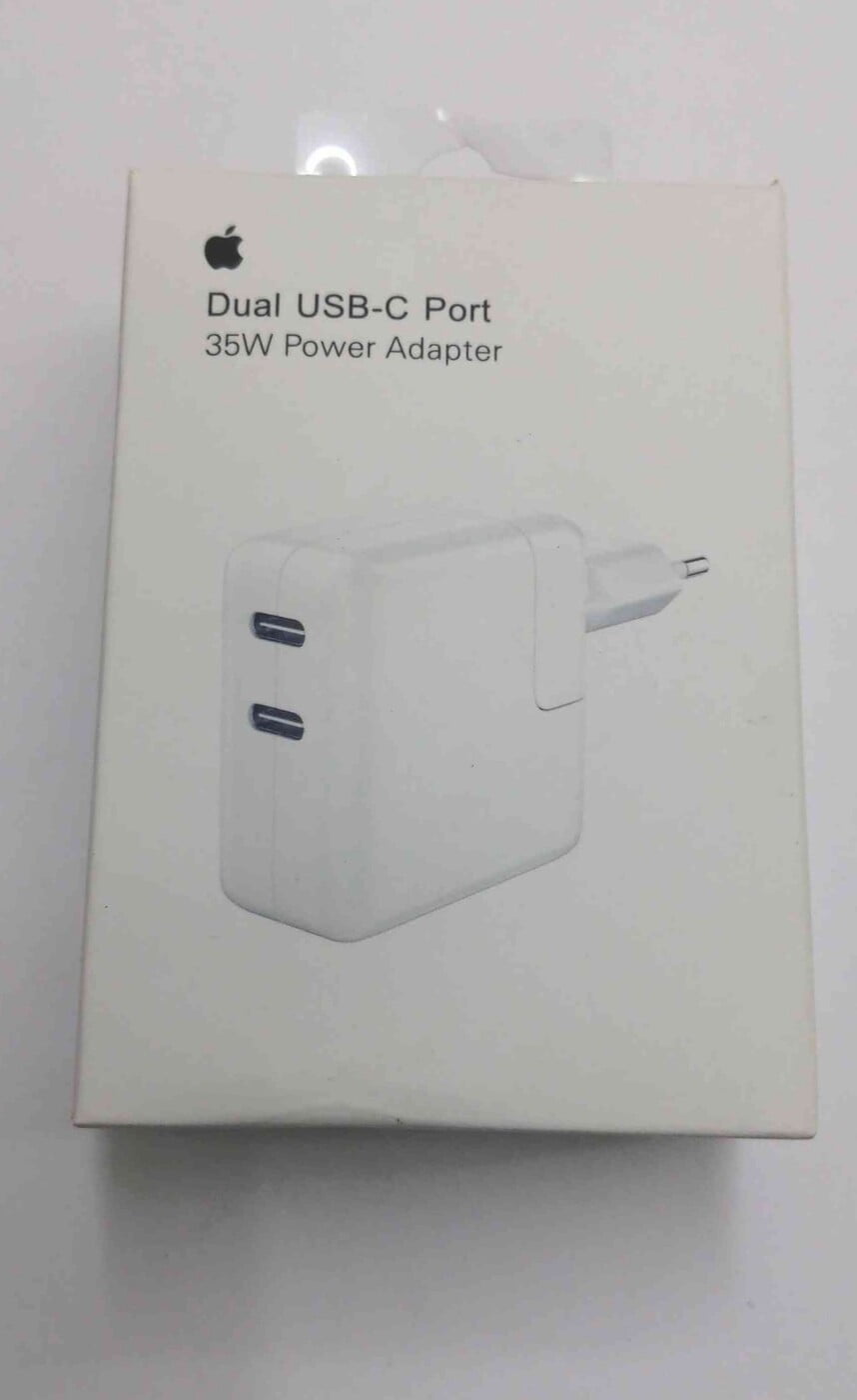 New Apple Compatible 35W Dual USBC Port Power Adapter White
