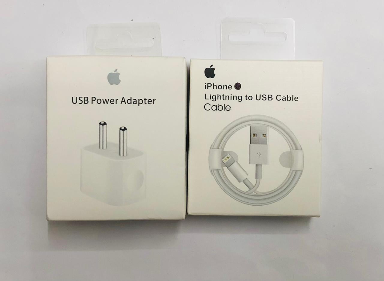 New Apple Compatible Charger Adapter Lightning to USB White